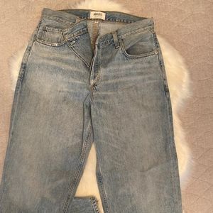Agolde criss-cross jean